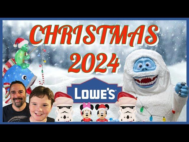 Lowes Christmas 2024 Animatronic Demo & Shopping Walkthrough! Holiday Shop With Me!