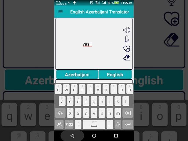 English Azerbaijani Translator