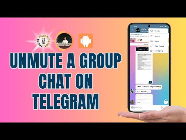 How to Unmute a Group Chat on Telegram