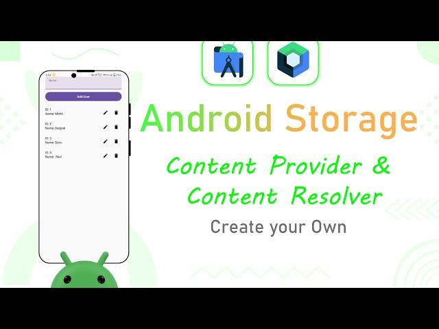 Content Provider in Android with Jetpack Compose | Custom Content Provider | Android Storage Series