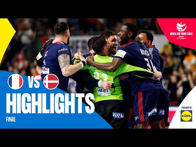 What a CRAZY final! | France vs Denmark | Highlights | Men's EHF EURO 2024