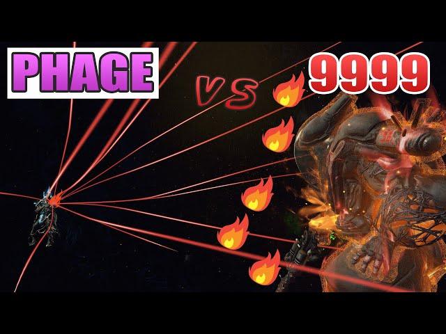 Phage VS Level 9999 Level Cap Disruption | Warframe