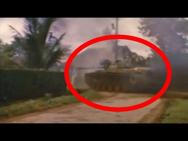 90mm Gun Main Battle Tank Survives Direct Hit - The M48