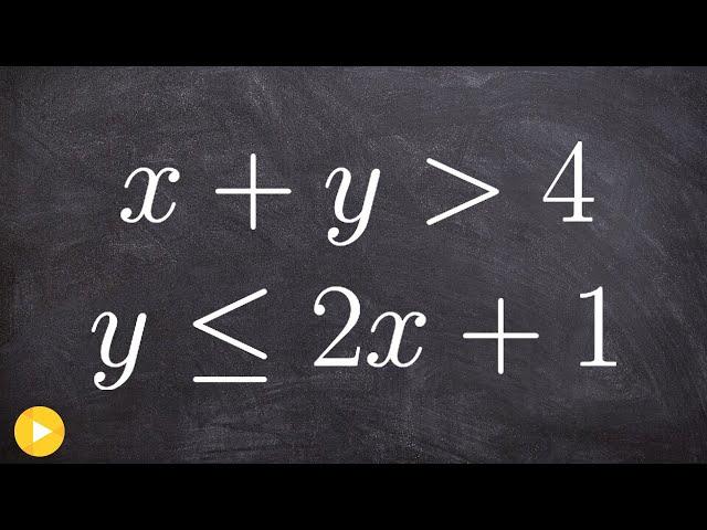 How to graph and shade a system of linear inequalities