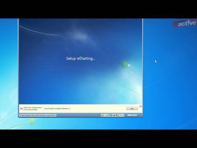 Install Windows 7 in VMware Player