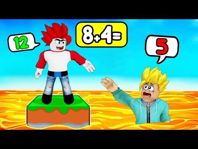 ROBLOX BUT SOLVE THE MATHS OR DIE  Khaleel and Motu Gameplay