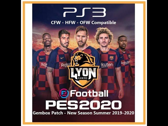 PES 2020 Gembox Patch PS3 - New Season Summer 2019-2020