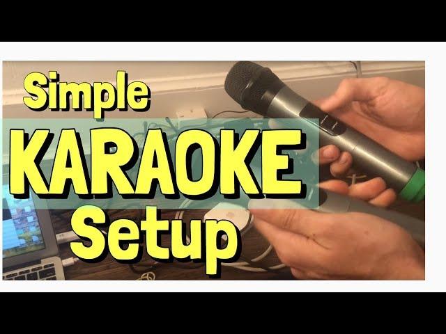 Karaoke Setup - for home - super easy! [2022]