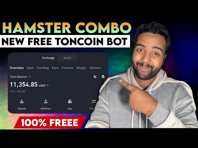 Hamster Kombat NEW BIG Update | NEW FREE TONCOIN TELEGRAM BOT - Hamster Kombat Daily Combo Cards