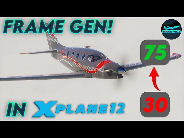 Frame Generation in X-Plane 12! | Lossless scaling | DrishalMAC2