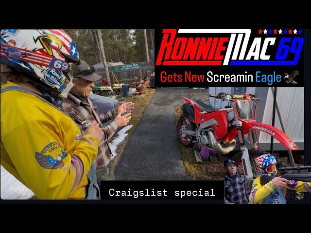 Ronnie Mac 69 Gets New Screamin Eagle !  Craigslist Special