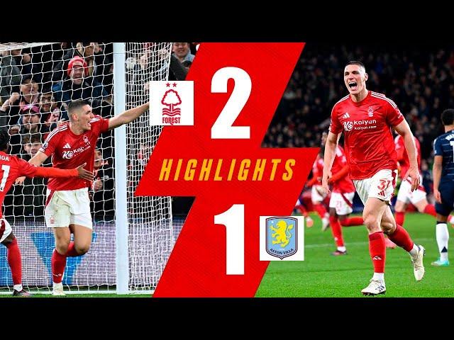 Nottingham Forest vs Aston Villa 2-1 Highlights Goals | Premier League 2024