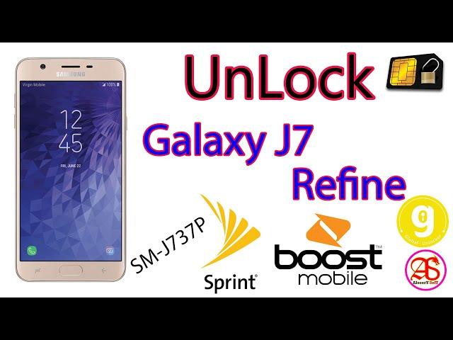 UnLock SIM | SAMSUNG Galaxy J7 Refine | SPRINT | BoosT Mobile | Global Unlocker Golden