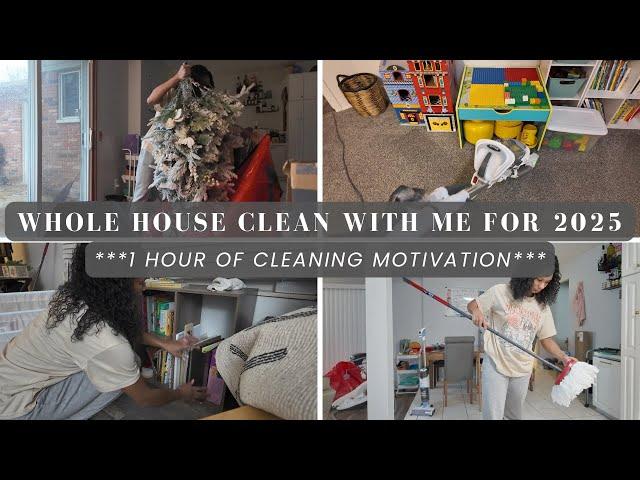 Whole House Clean With Me For The New Year: 1 Hour of Cleaning Motivation | Slow Living for 2025