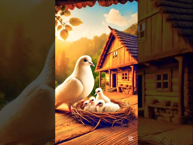 Beautiful Story of White Pigeon #subscribers #viralvideo #shortsyoutube #ai #duck