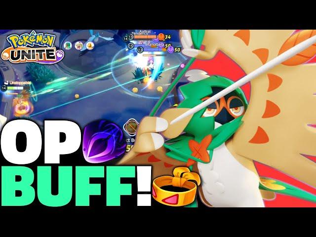 Pokémon Unite Decidueye Build w/ BUFFED SPIRIT SHACKLE! (Master Gameplay & Held Items)