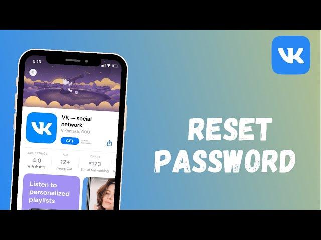 How to Reset VK Password Using Phone Number | 2021