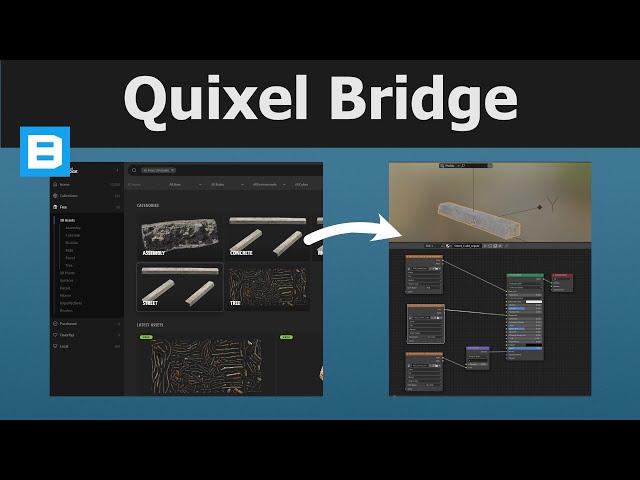 [SEE UPDATED TUTORIAL] How to use Quixel Bridge with Blender [2.9]