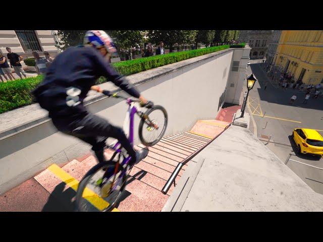 Urban Freeride Lives in Vienna - Fabio Wibmer