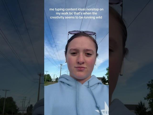 when creativity calls my notes app answers 🫡 #contentcreator #fyp #trending #abigailgrace