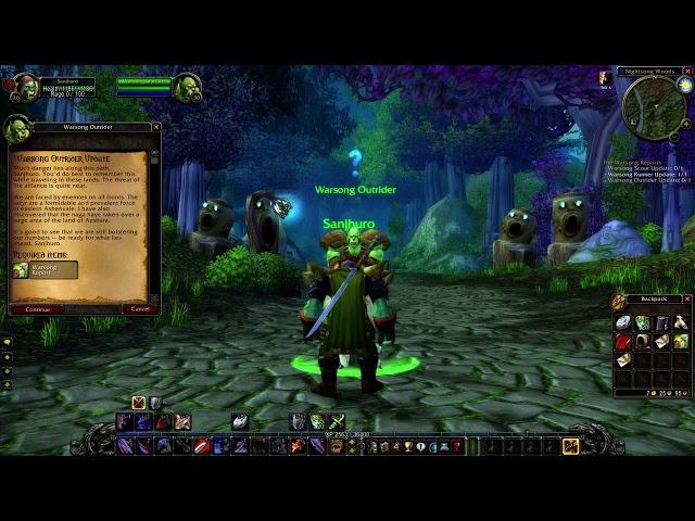 World of Warcraft: Ashenvale: Warsong Outrider Update