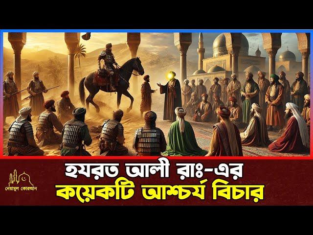 হযরত আলী (রাঃ) এর কয়েকটি আশ্চর্য বিচার । Islamic Story Bangla