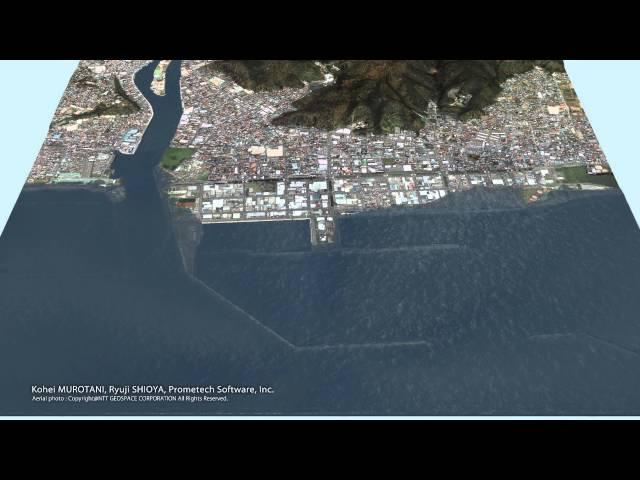 Tsunami run-up analysis in Ishinomaki coast area by MPS method