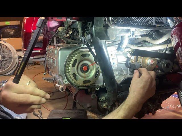 How to do a timing belt replacement on a 97 Honda Goldwing GL1500