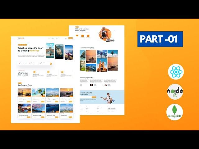 MERN Stack Tours & Travels Booking Website Design Using ReactJs, Node Js, MongoDB | Mern Project