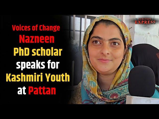 Nazneen, PhD Scholar, Champions Youth Hope in Pattan's Palhalan Amidst Ongoing Struggles