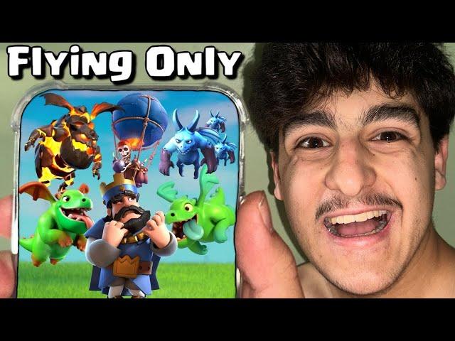 Beating Clash Royale Only Using Flying Troops (NEW RECORD)