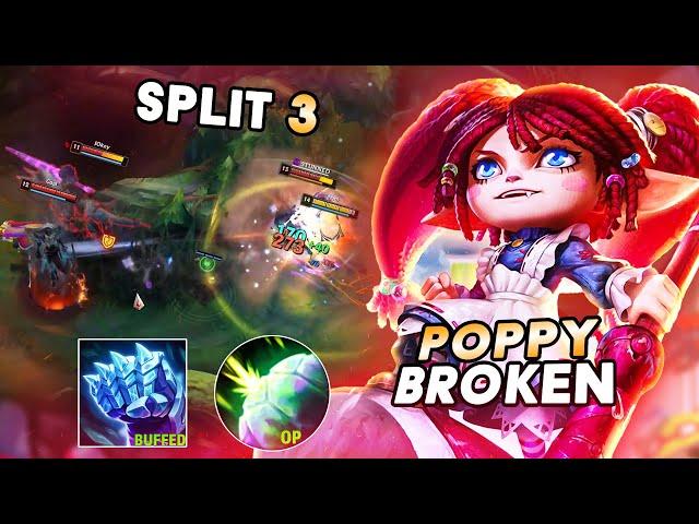 Iceborn + Shieldbash Buffs Make Poppy BROKEN | Gemi