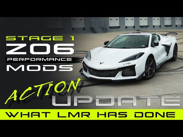 The Latest C8 Z06 Corvette Performance Modifications LMR has done - SOUND & ACCELLERATION