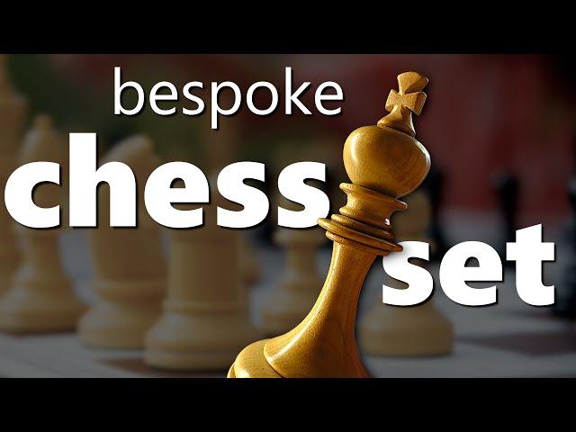 How I make Luxury Standard Chess Pieces - Woodturning