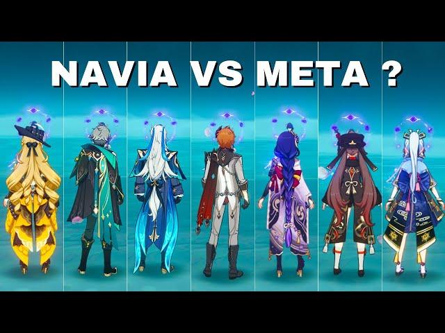 Navia VS Meta DPS ? Showcase [Genshin Impact]