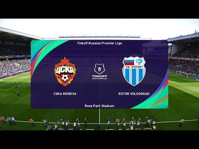 PES 2021 | CSKA Moscow vs Rotor Volgograd - Russia Premier League | 12/04/2021 | 1080p 60FPS