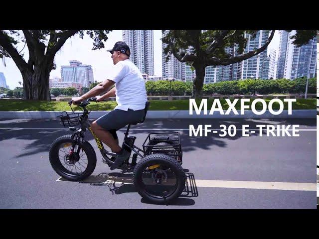 Maxfoot MF-30 750W Electric Cargo Trike ------ Leisure Riding