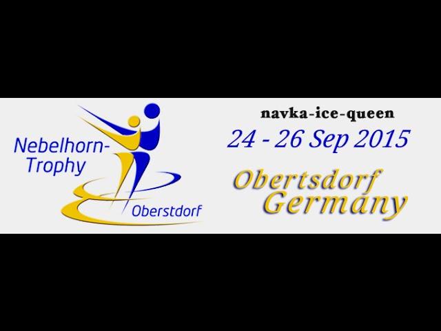 navka-ice-queen Russian Team Nebelhorn Trophy 2015 - Oberstdorf Germany