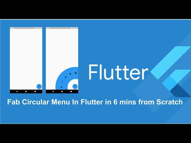 Flutter | Fab Circular Menu in flutter in 6 mins | Flutter animation