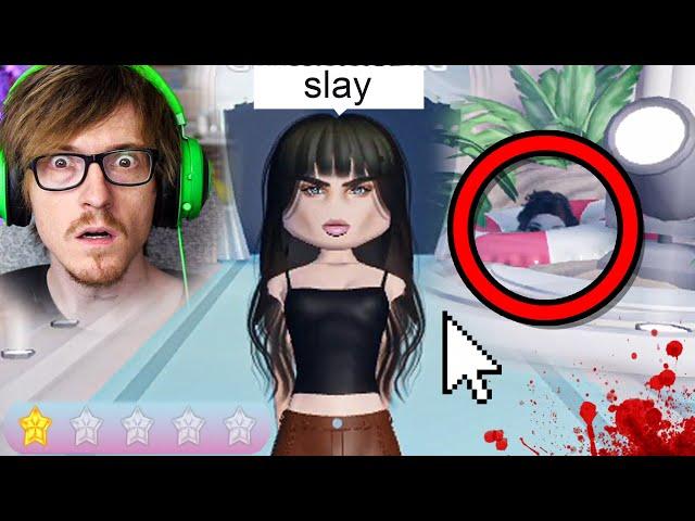 This roblox girl game is secretly a horror game - Dress To Impress