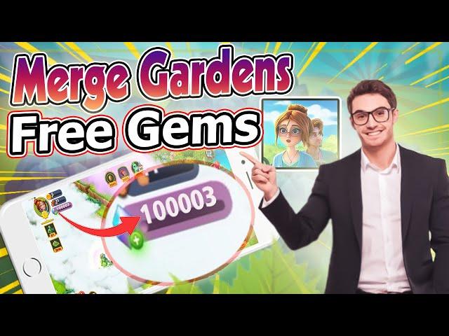 Merge Gardens Hack  How I Got  Free 1M Gems & Coins in Merge Gardens (2024)