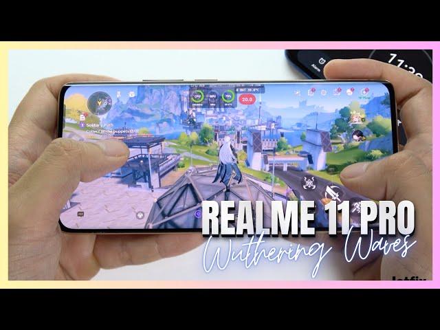 Realme 11 Pro Wuthering Waves Gaming test Update | Dimensity 7050, 120Hz Display