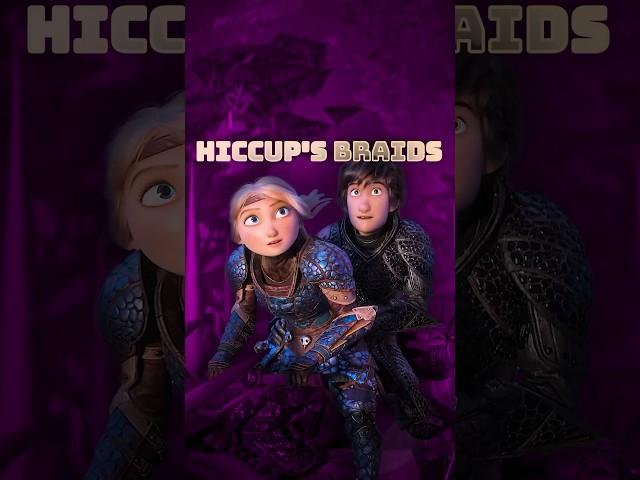 The hair Astrid braids for Hiccup remains throughout the series. 