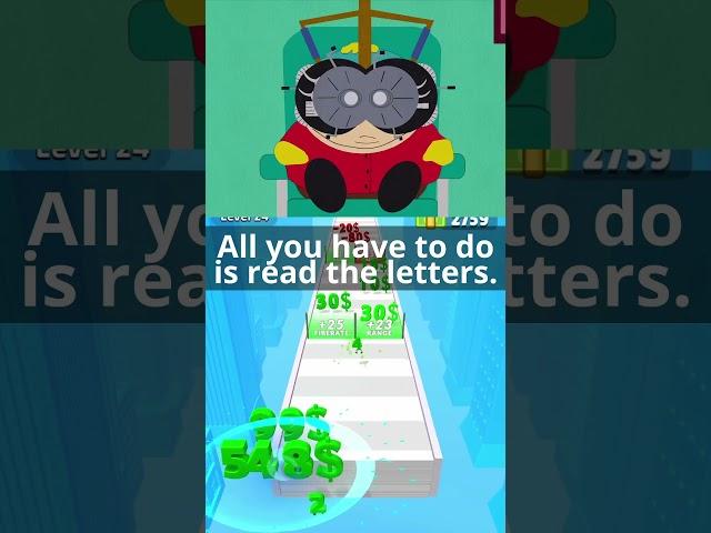 Cartman Goes To the EYE DOCTOR!?  #southpark #game #shorts (Season 3 Episode 3)