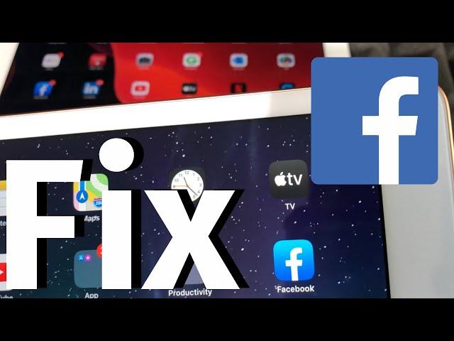 Facebook Keeps Crashing on iPad - FIX | iPad Air, iPad mini, iPad Pro