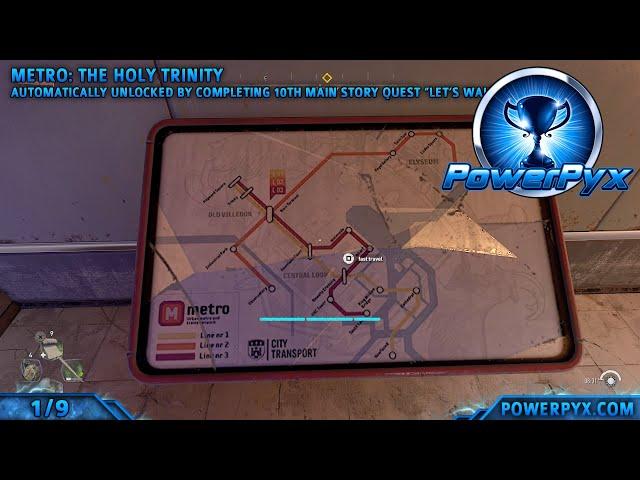 Dying Light 2 - All Metro Station Locations (Tube Map Trophy / Achievement Guide)
