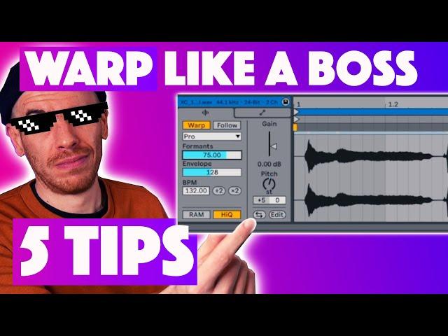 5 Essential Ableton Warping Tips (Warping Modes + Tricks) [Tutorial]