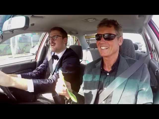 Guy Williams gets driving lessons