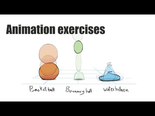 Animation exercises for Beginners level 1