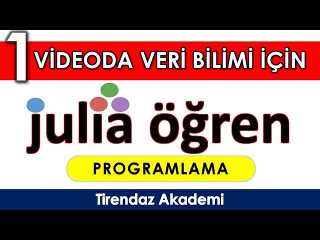 JULIA PROGRAMMING LANGUAGE TUTORIAL IN ONE VIDEO | WHAT IS JULIA | DATA SCIENCE 2020